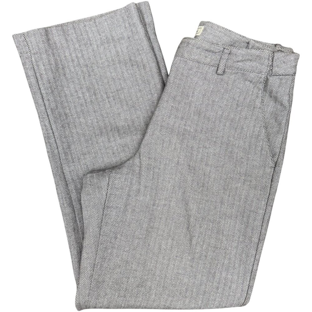 EUC Women's L.L. BEAN Herringbone Lined Straight Leg‎ Trouser | Size 10 Reg.